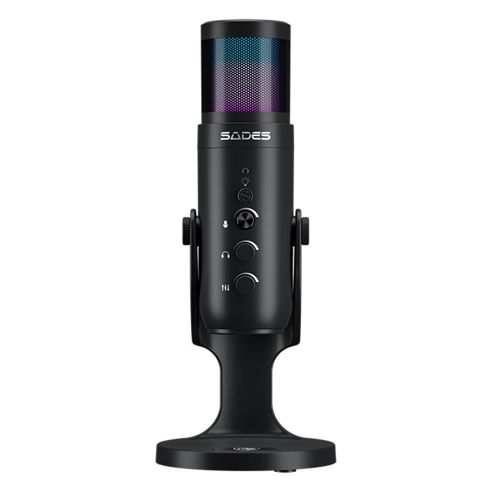 Podcast Microphone Gaming USB Microphone, Noise Cancellation Condenser ...