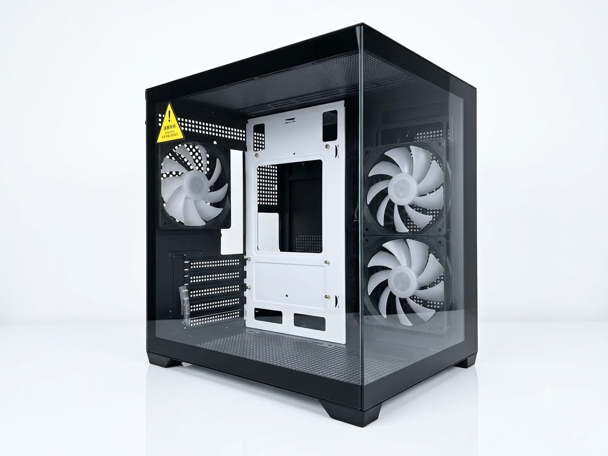 CASTLE IN THE SKY M-ATX WITH 5 FAN RGB GAMING CASE