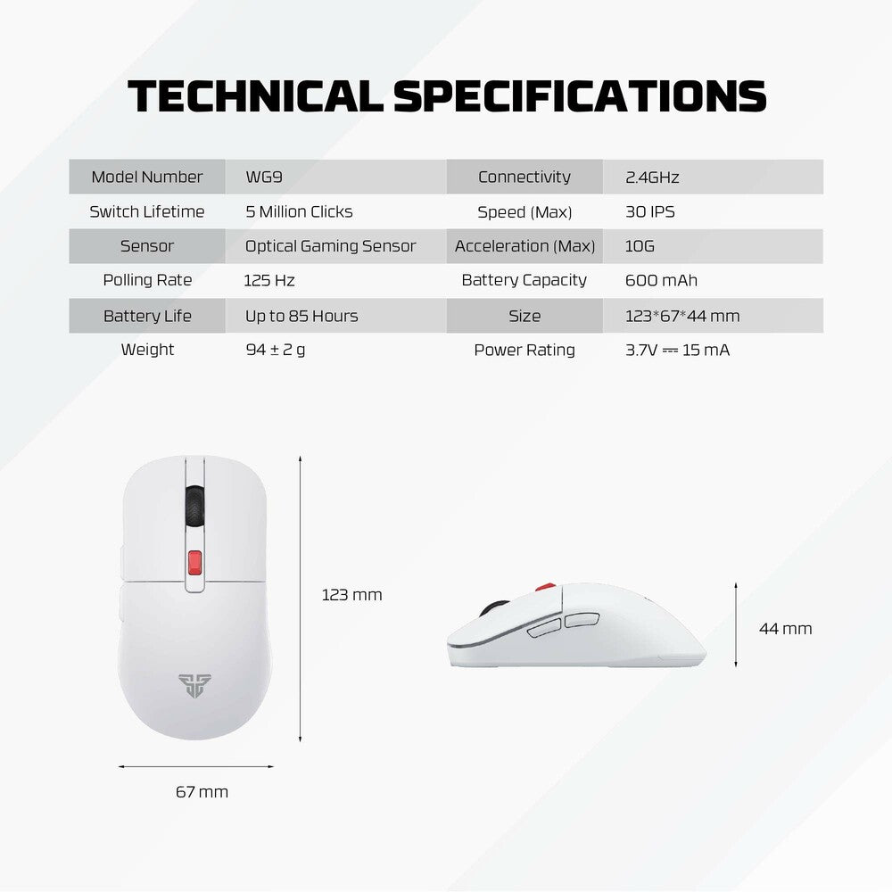 FANTECH KANATA S WG9S WIRELESS GAMING MOUSE