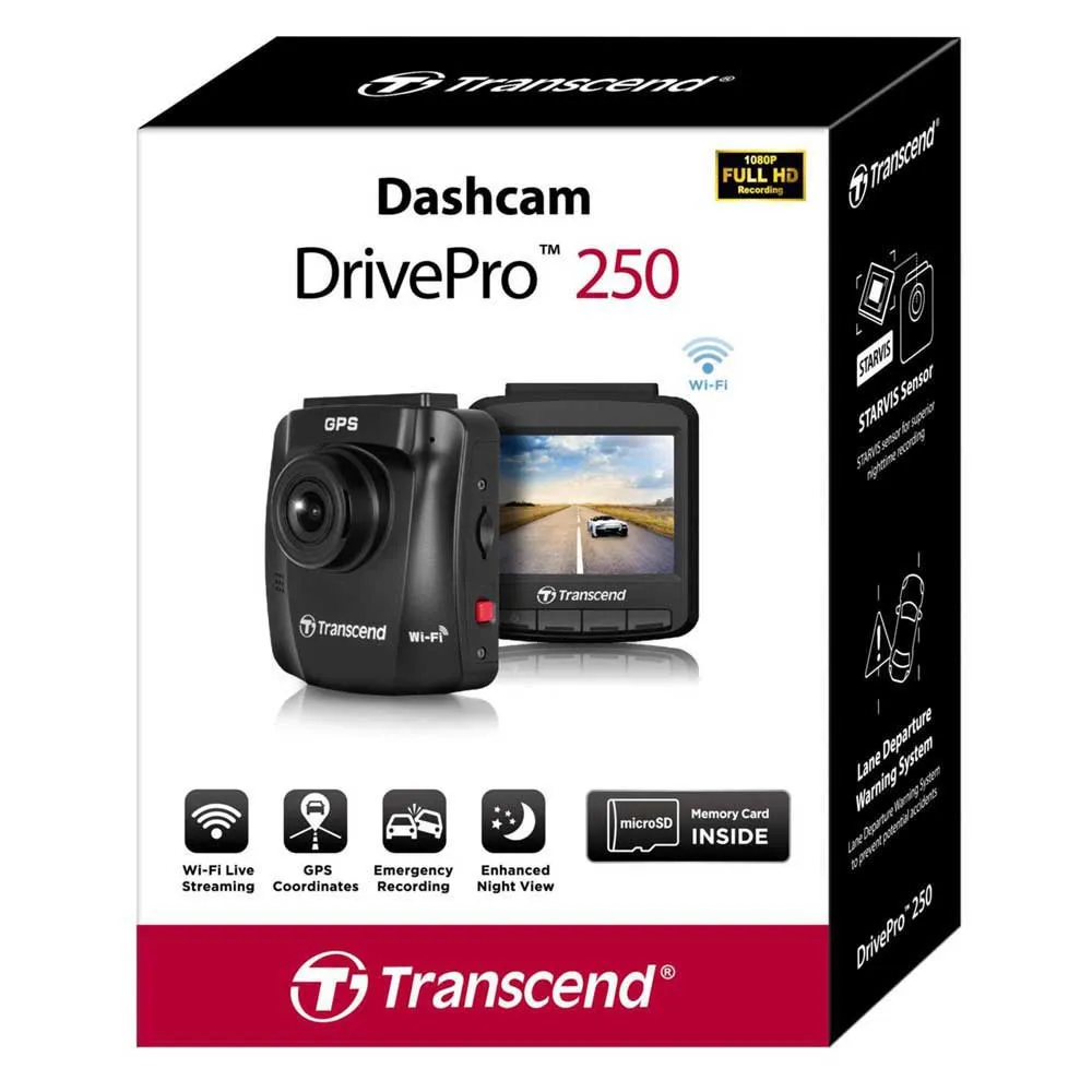 Transcend Dashcam DrivePro 250 Advanced (32GB)