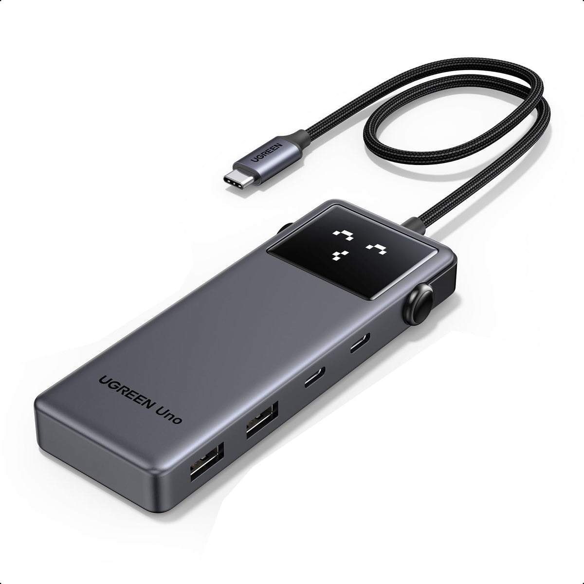 UGREEN USB-C to HDMI(4K@60Hz) +2*USB-A3.0+USB-C3.0+USB-A2.0+Gigabit RJ45+PD(100W)