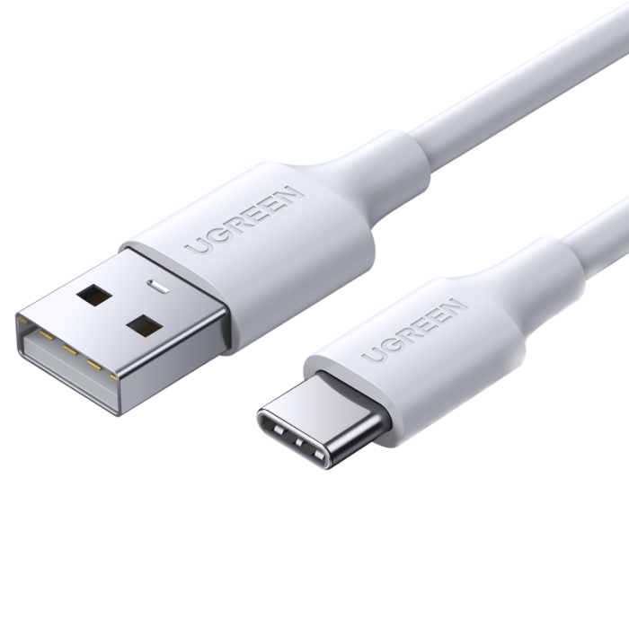 UGREEN US287 USB-C Charging Data Cable/2M-White