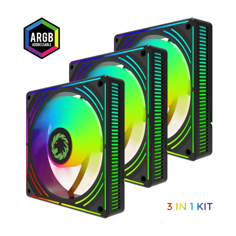 GameMax 3 in 1 KIT RA300 - Black
