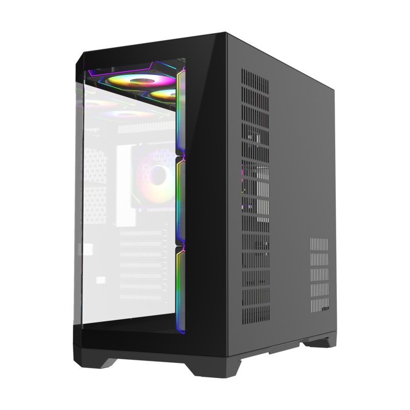 GAMEMAX HYPE-A Black ATX ARGB GAMING CASE