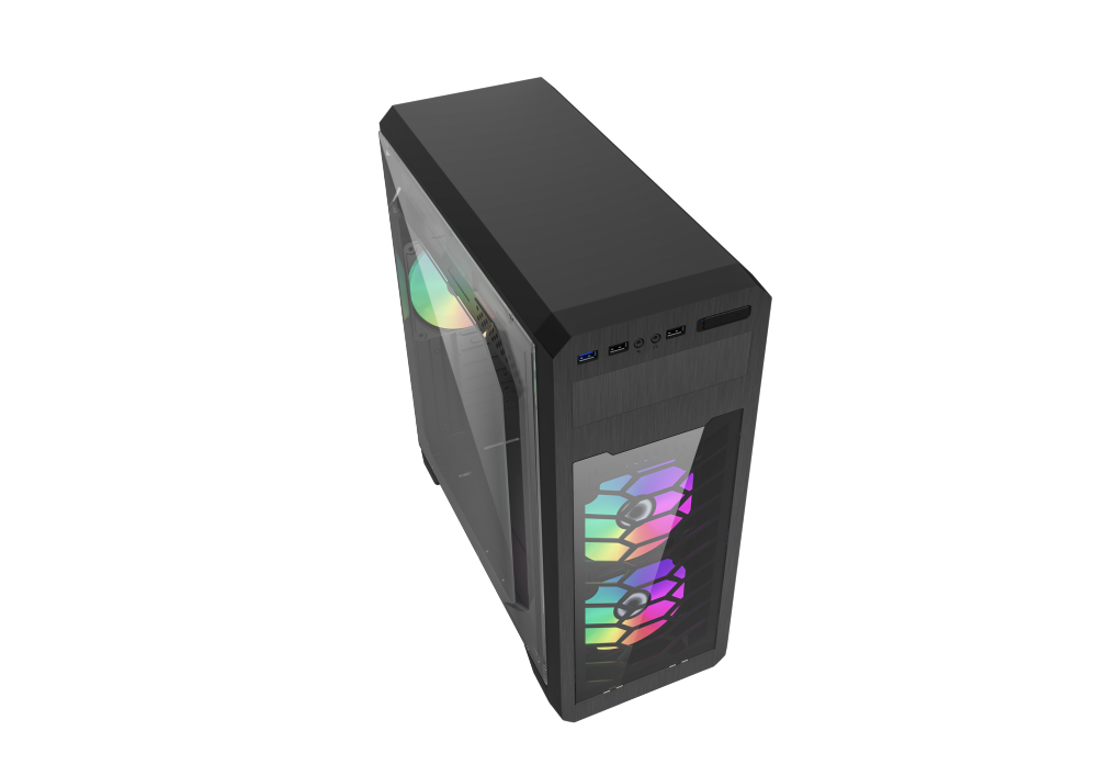 GameMax G563 Mid-Tower ATX Gaming Case BK