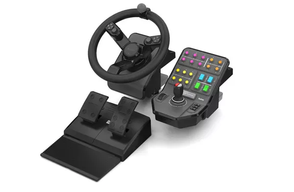 Logitech G Saitek Farm Heavy Equipment Bundle Simulation Gear - Black