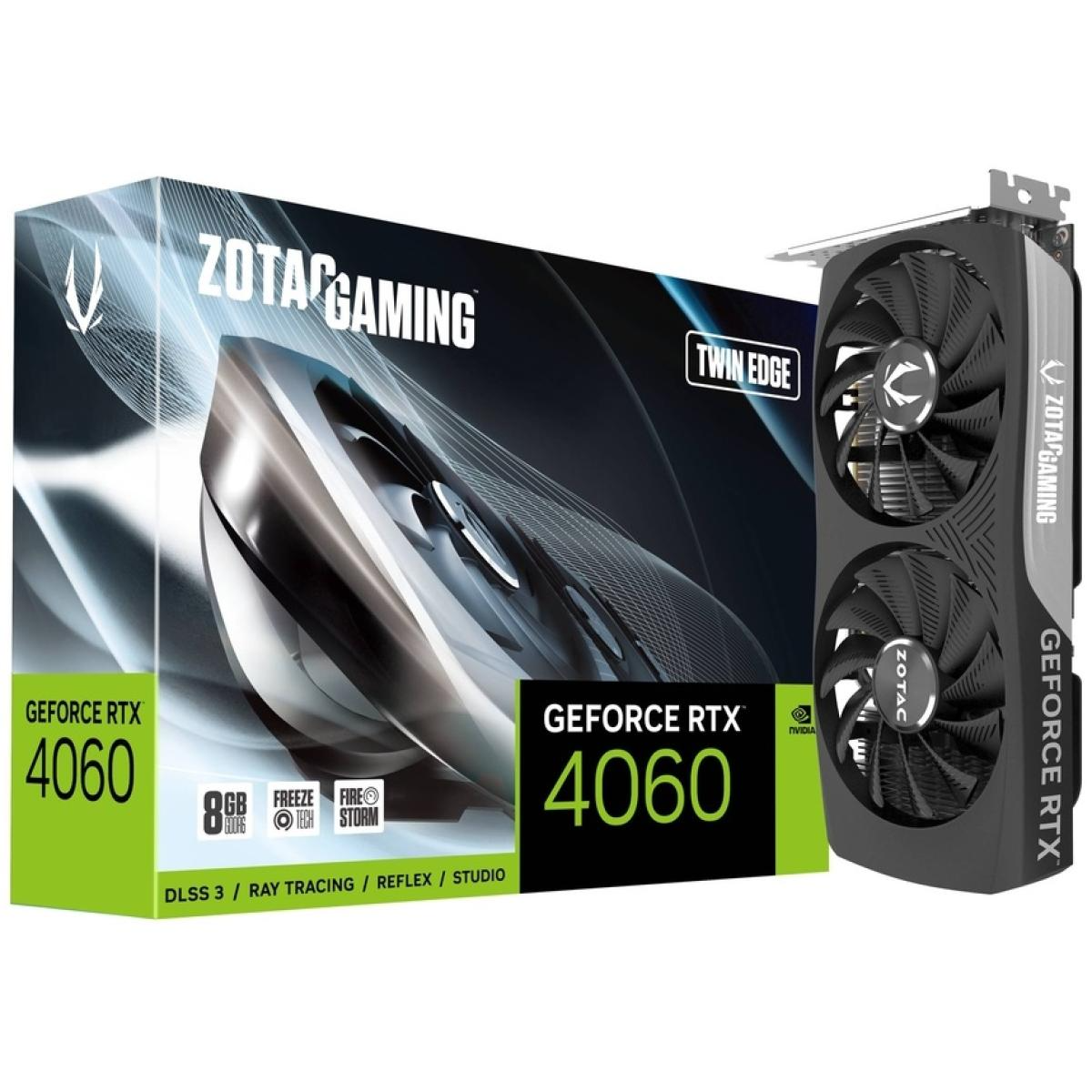 ZOTAC GAMING GeForce RTX 4060 Twin Edge 8GB GDDR6 - Graphics Card