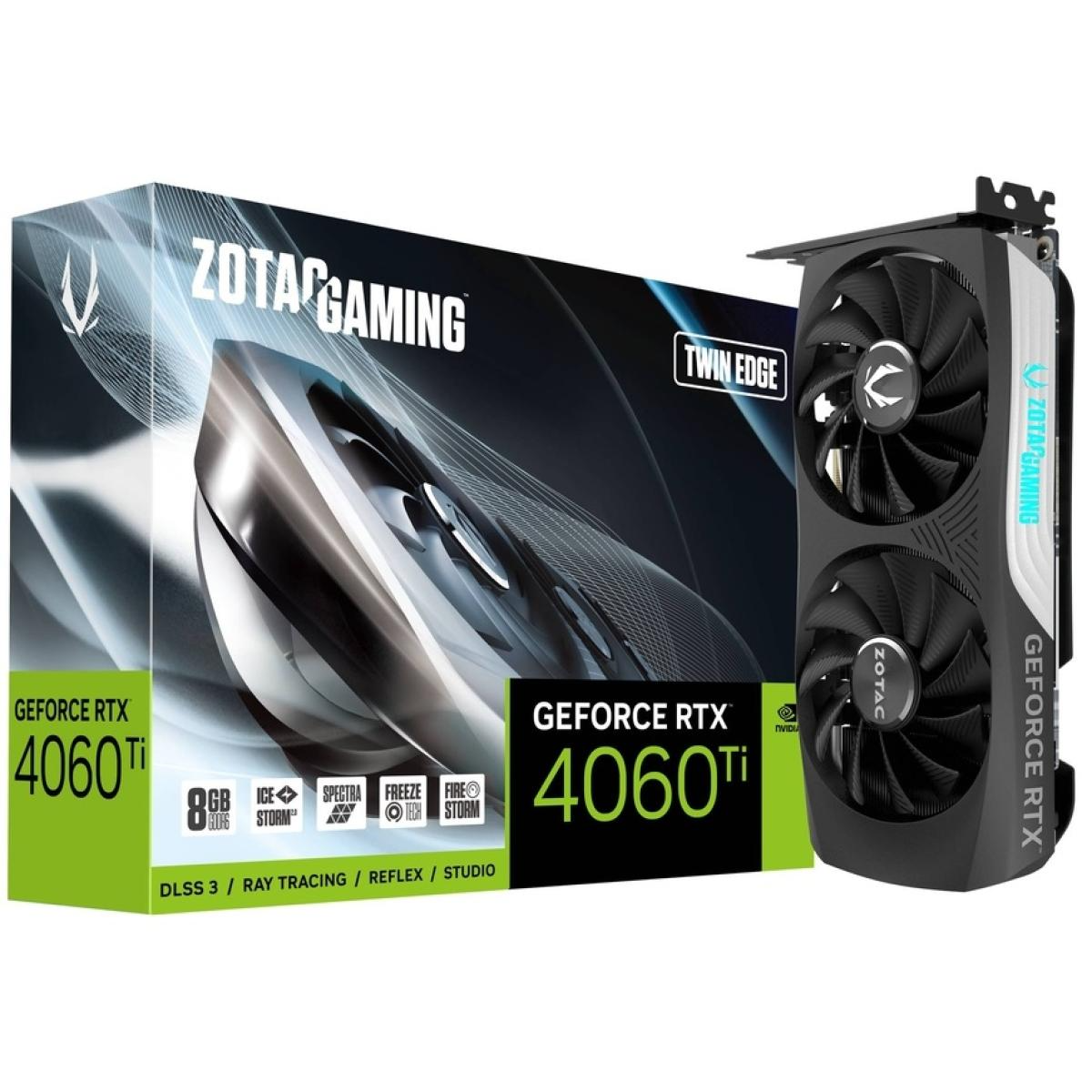 ZOTAC GAMING GeForce RTX 4060 Ti Twin Edge 8GB GDDR6 - Graphics Card