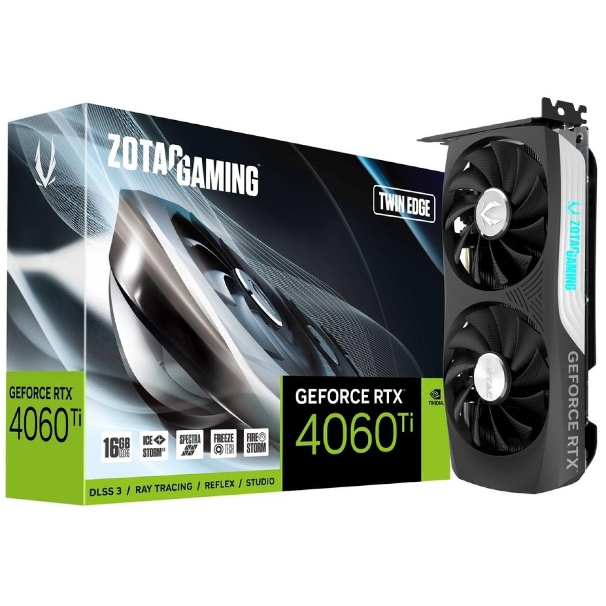 ZOTAC GAMING GeForce RTX 4060 Ti Twin Edge 16GB GDDR6 - Graphics Card