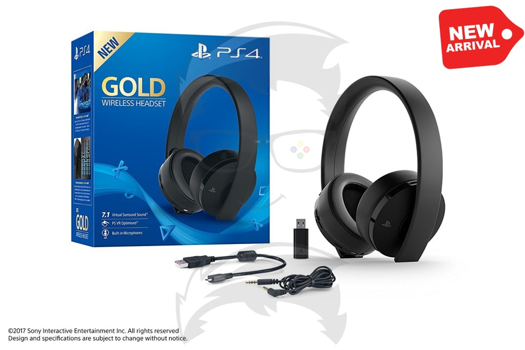 Playstation headset wireless best sale gold