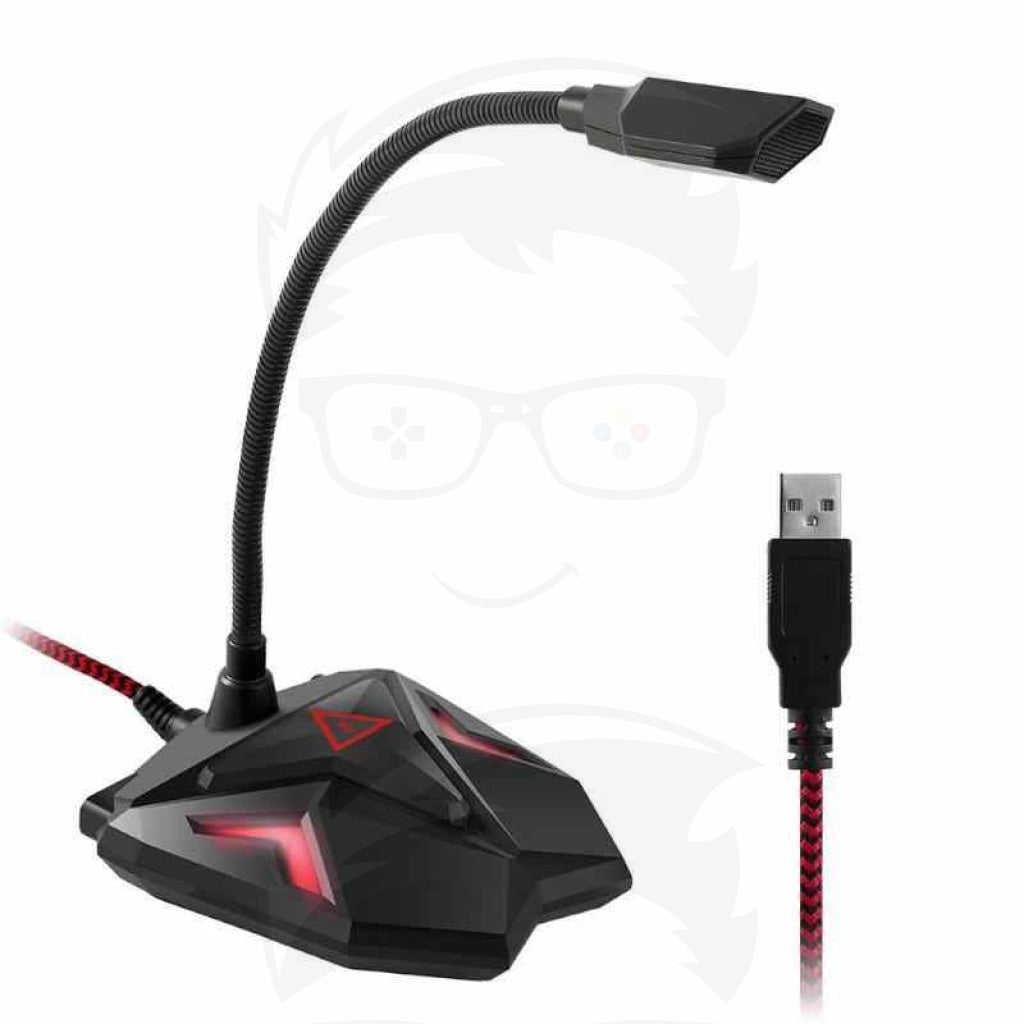 G55 Gaming Microphone Stand Omnidirectional Adjustable Usb Wired Studio Mic