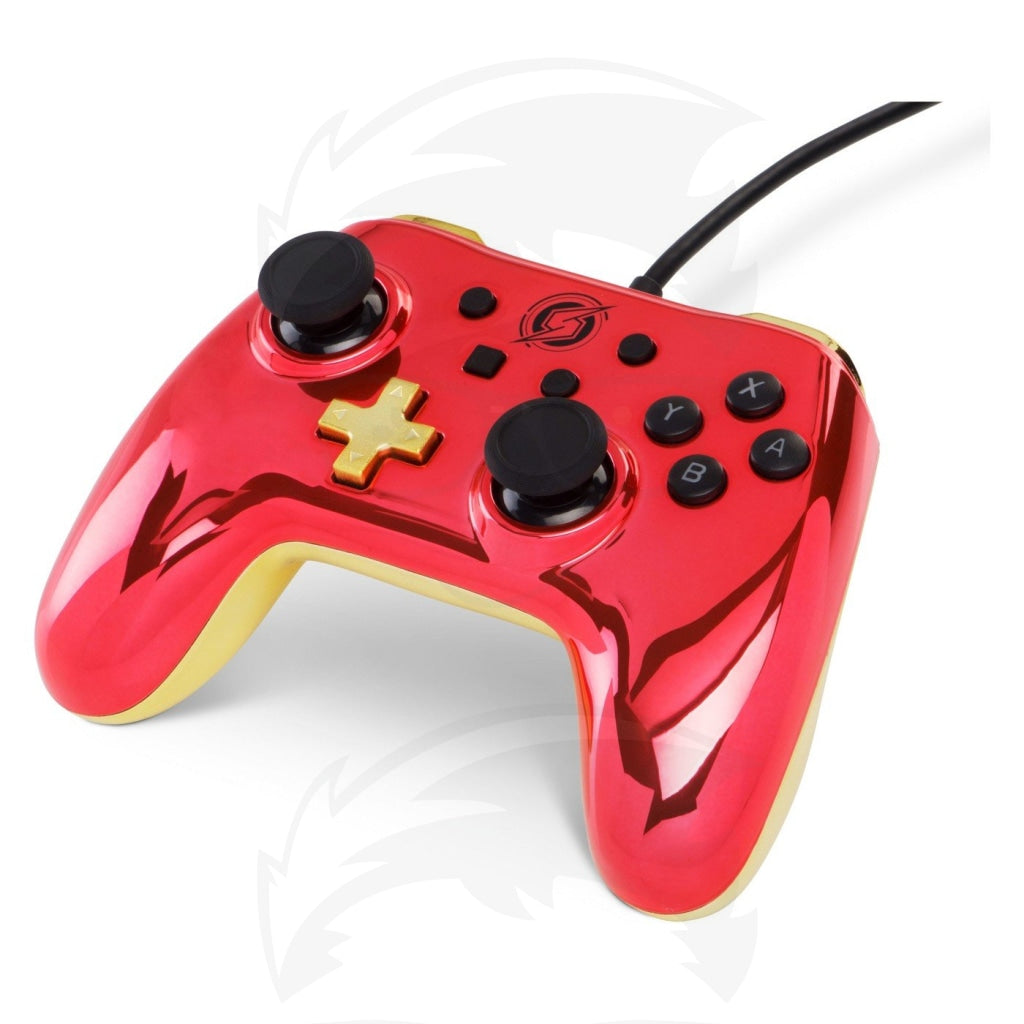 Wired Controller Chrome Metroid - Switch