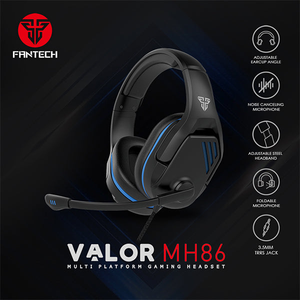 Fantech VALOR MH86 Gaming Headset Black