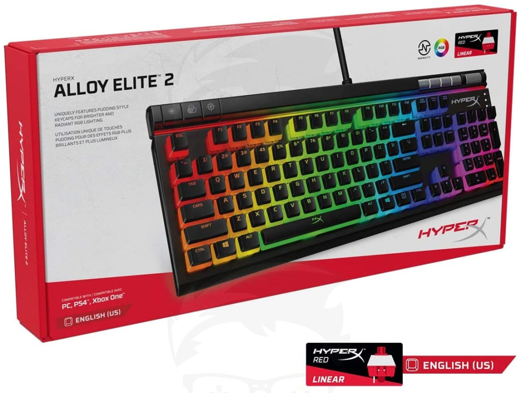 HyperX Alloy Elite 2 – Mechanical Gaming Keyboard,