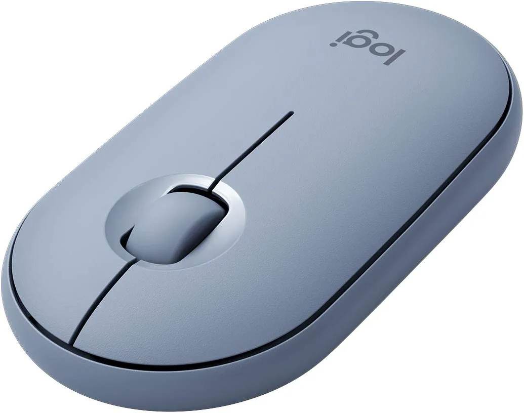 Logitech Pebble M350 Wireless Mouse with Bluetooth or USB - Silent