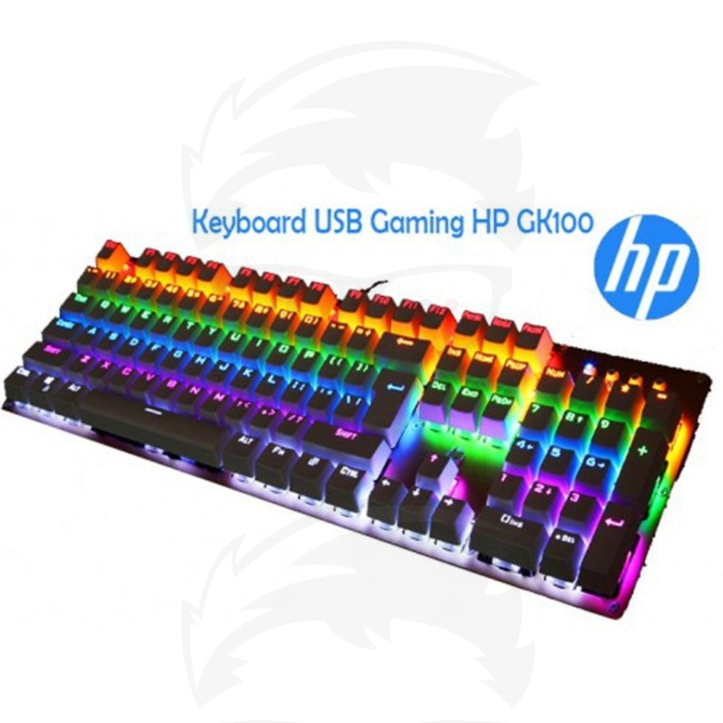 Hp Gk 100 Gaming Mechanical Keyboard With Rgb Light
