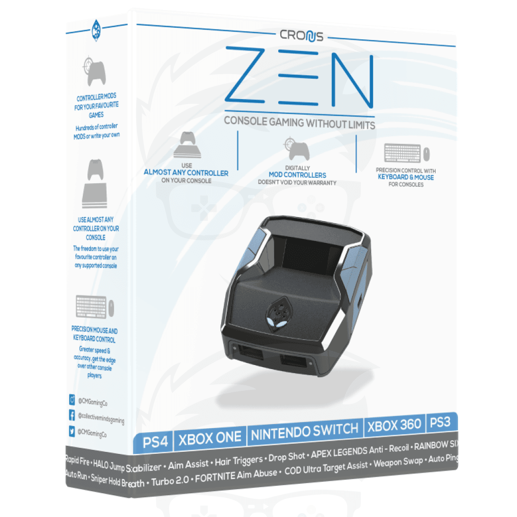 Cronus Zen Controller Emulator for Xbox, Playstation, Nintendo and PC Cronus Zen Controller Emulator for Xbox, Playstation, Nintendo and PC