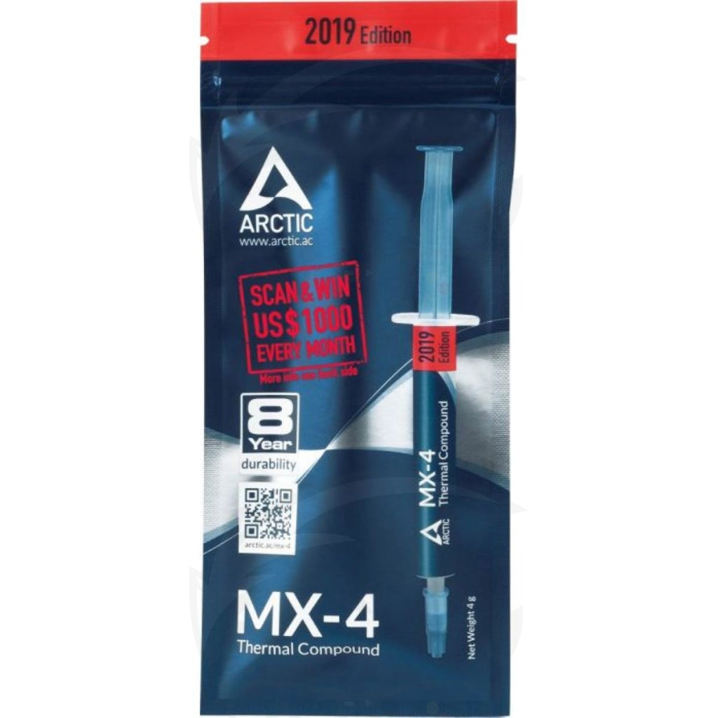 ARCTIC MX-4 4G 2019 EDITION Thermal Compound (4.0 g) ARCTIC MX-4 4G 2019 EDITION Thermal Compound (4.0 g)