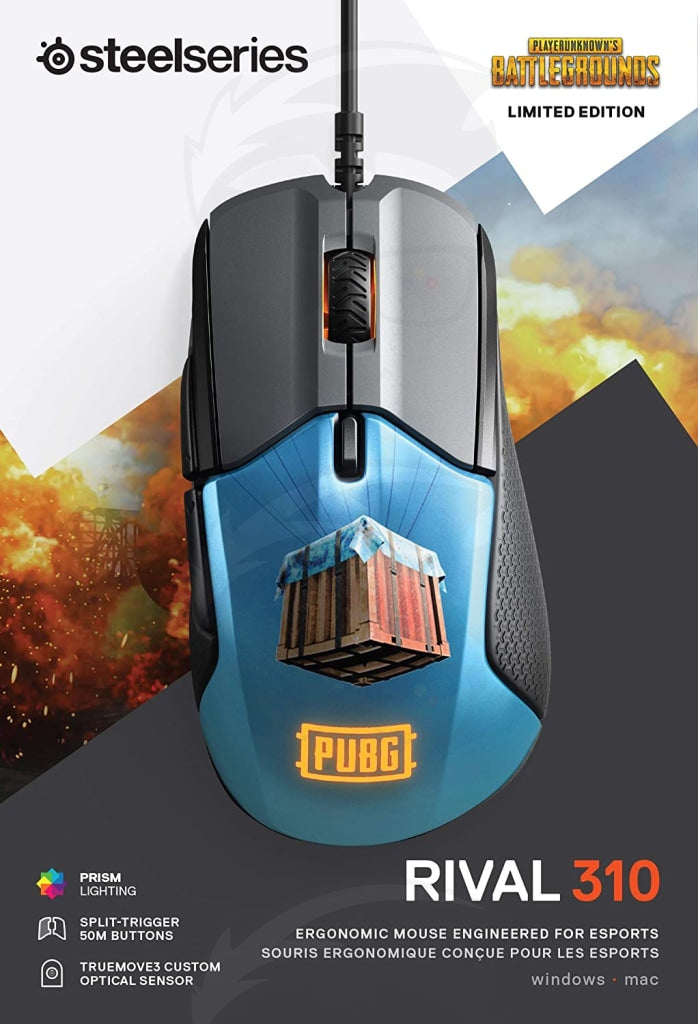 SteelSeries Rival 310 PUBG Edition Gaming Mouse