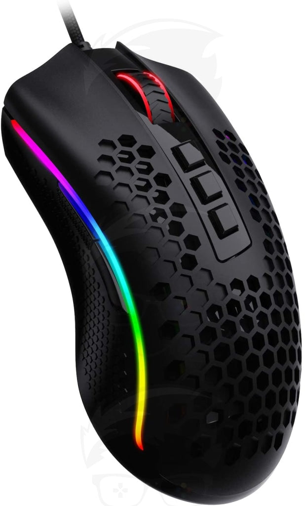 Redragon M808 Storm RGB Gaming Mouse (BLACK  WHITE)