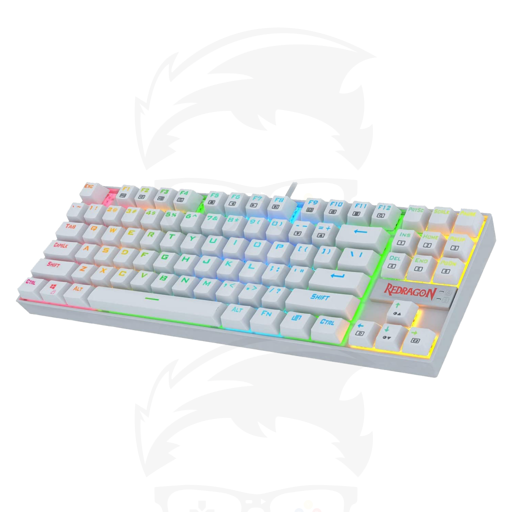 Redragon KUMARA K552 RGB-1 Wired Gaming Keyboard - White Redragon KUMARA K552 RGB-1 Wired Gaming Keyboard - White