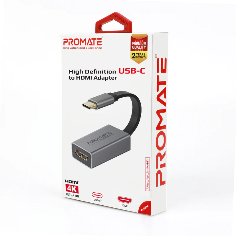 PROMATE MEDIALINK-H1 High Definition USB-C to HDMI Adapter