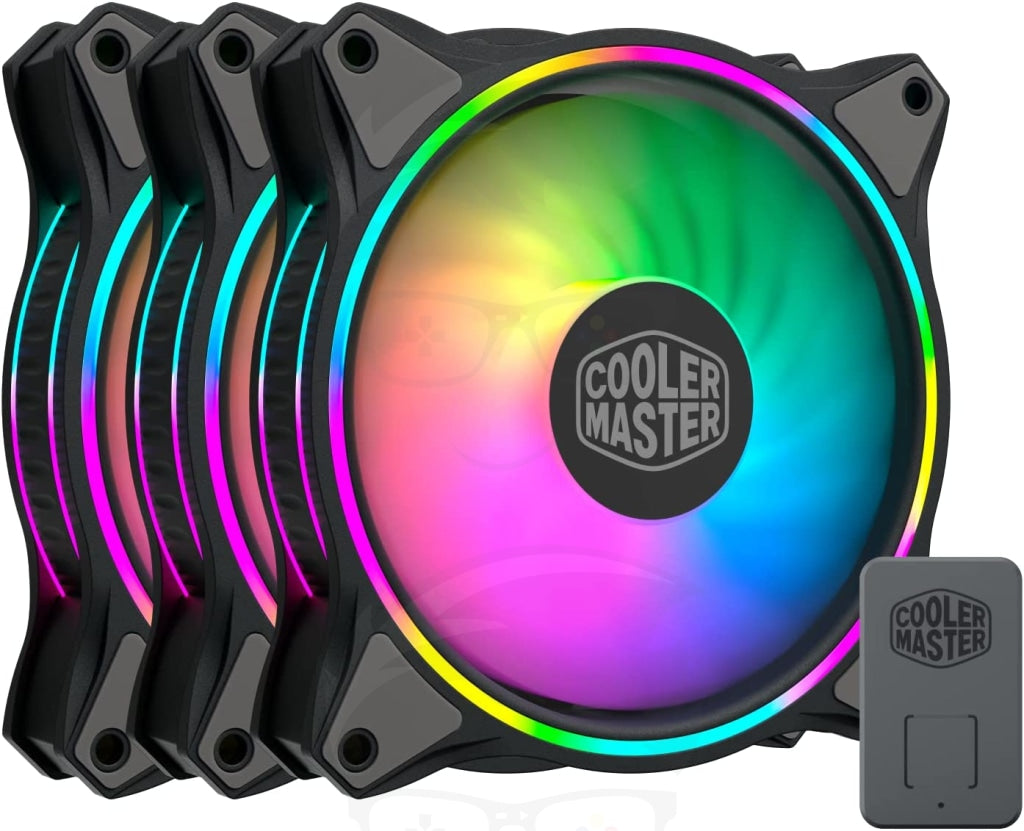Cooler Master MASTERFAN MF120 Halo 3in1 ARGB - (Black/White)