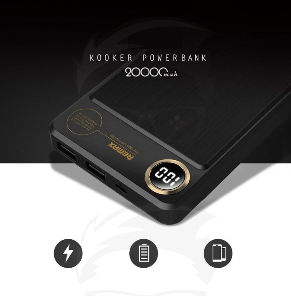 Remax kooker power bank 20000mah