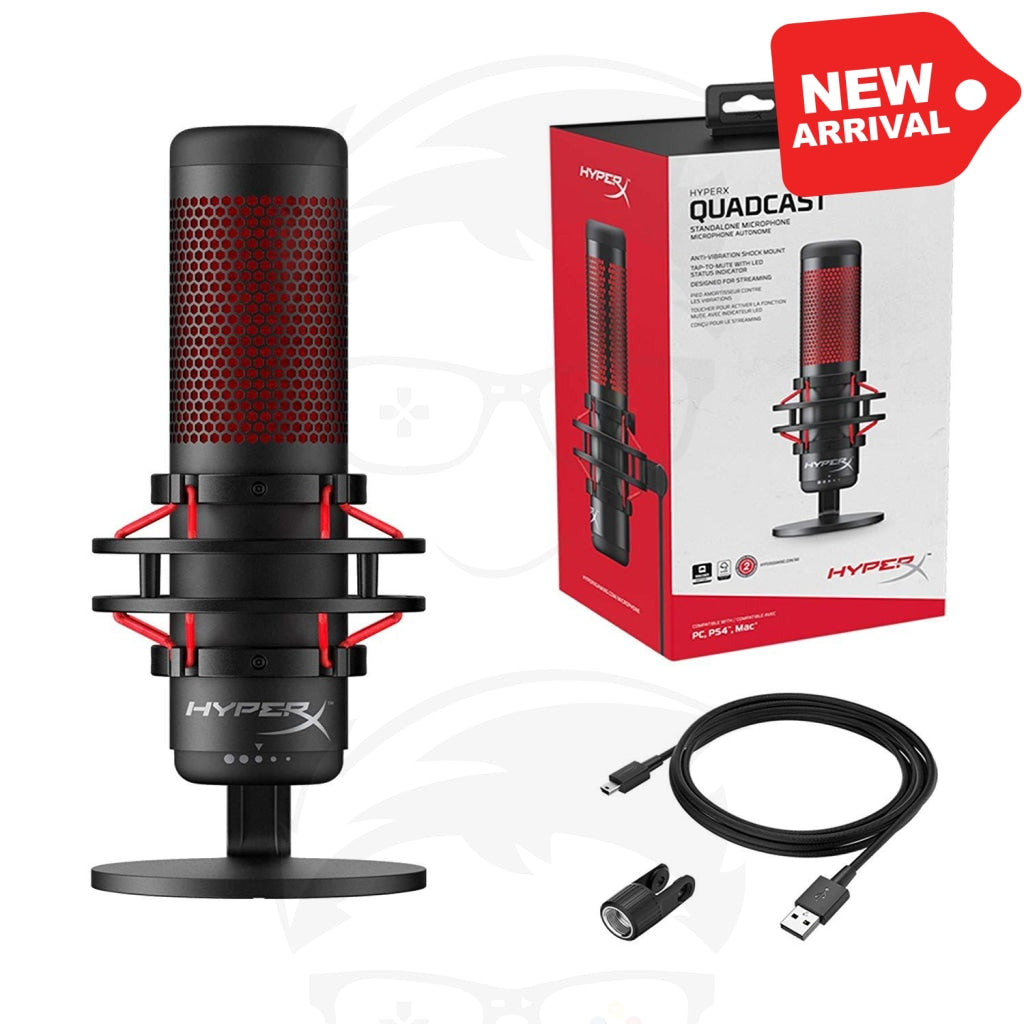 HyperX QuadCast - USB Condenser Gaming | Price Jordan - iGeek