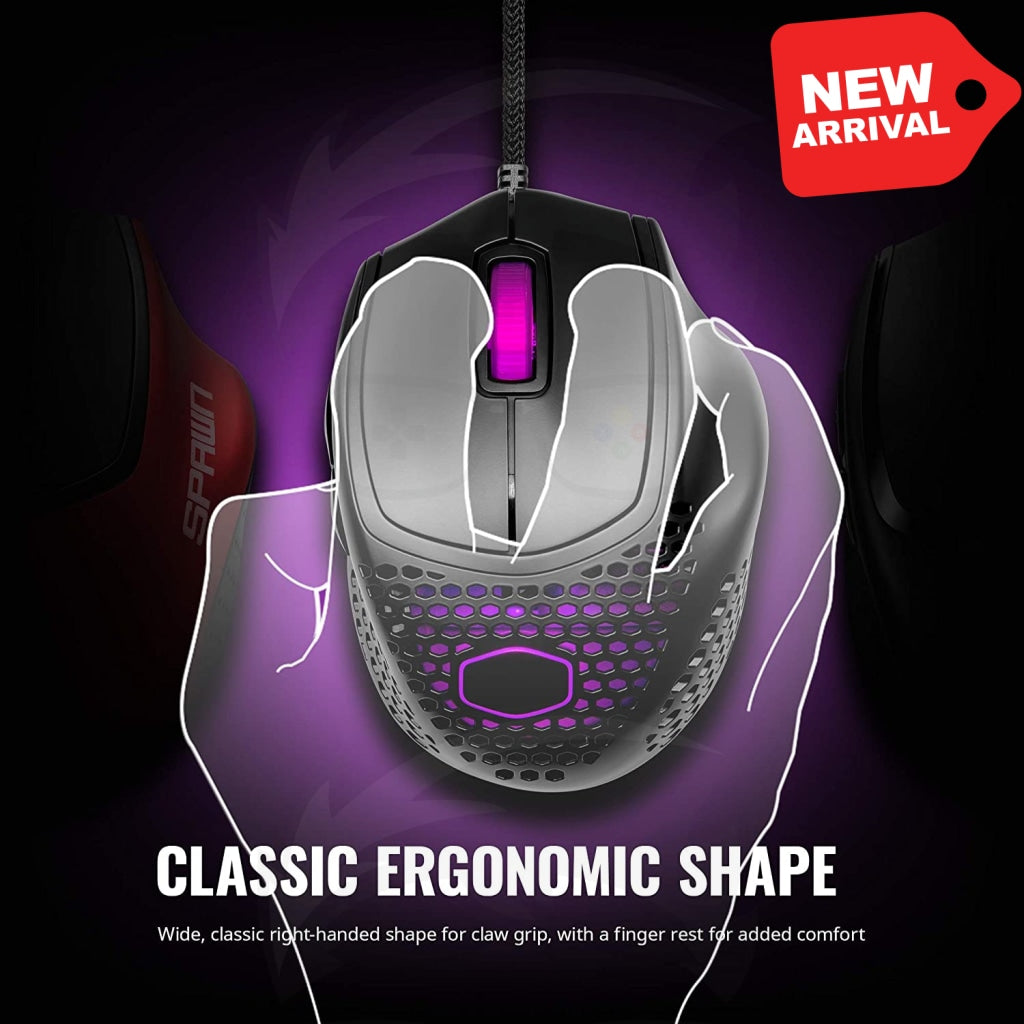 Cooler Master MM720 Black Matte Lightweight Gaming Mouse