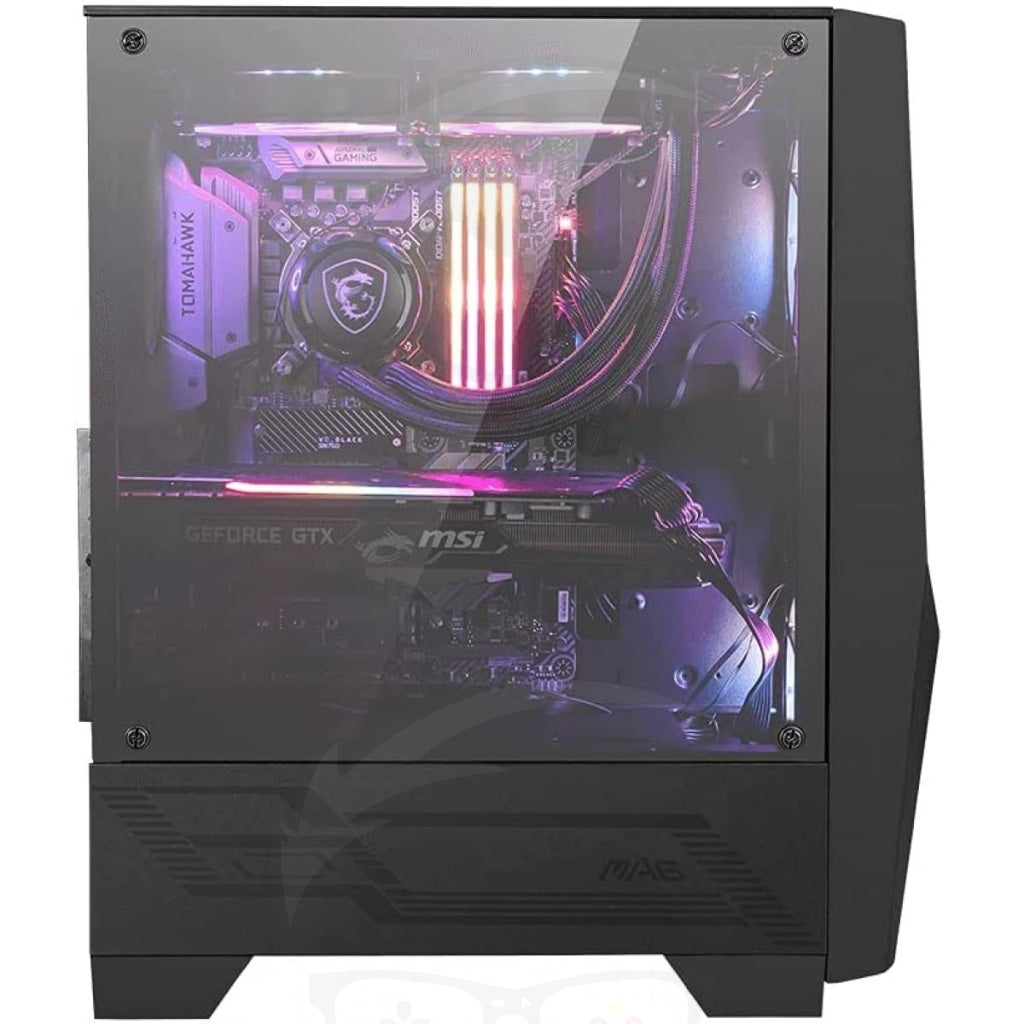 MSI MAG FORGE 100R Tempered Glass Mid-Tower Gaming  Case