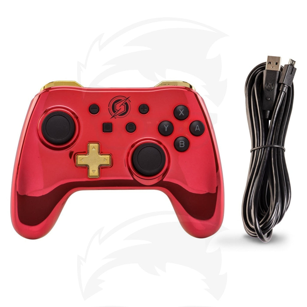 Wired Controller Chrome Metroid - Switch