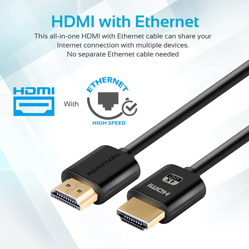 PROMATE PROLINK4K2-300 All-in-One HDMI with Ethernet Cable