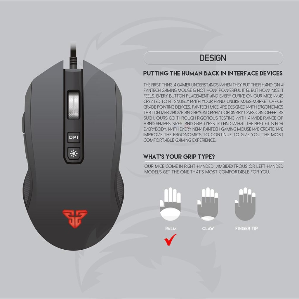 Fantech X5S Zeus Macro Pro Gaming Mouse