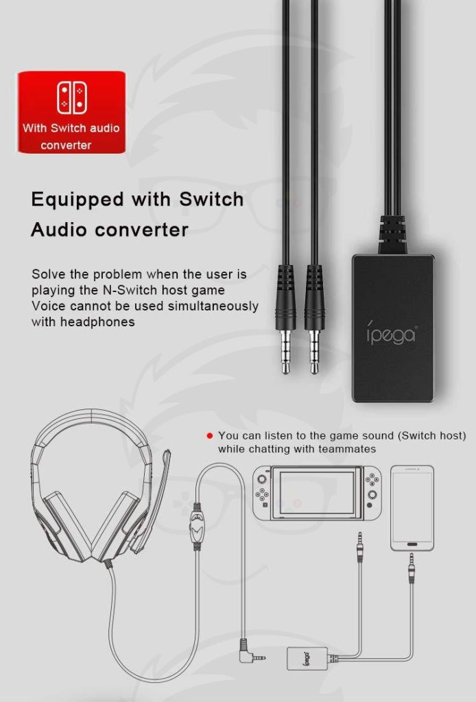 Ipega Pg-R001 Gaming Switch Headset