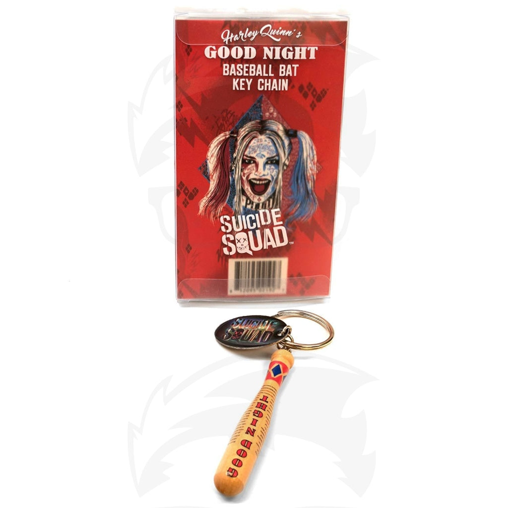 Quantum Mechanix Harley Quinns Goodnight Bat Key Chain