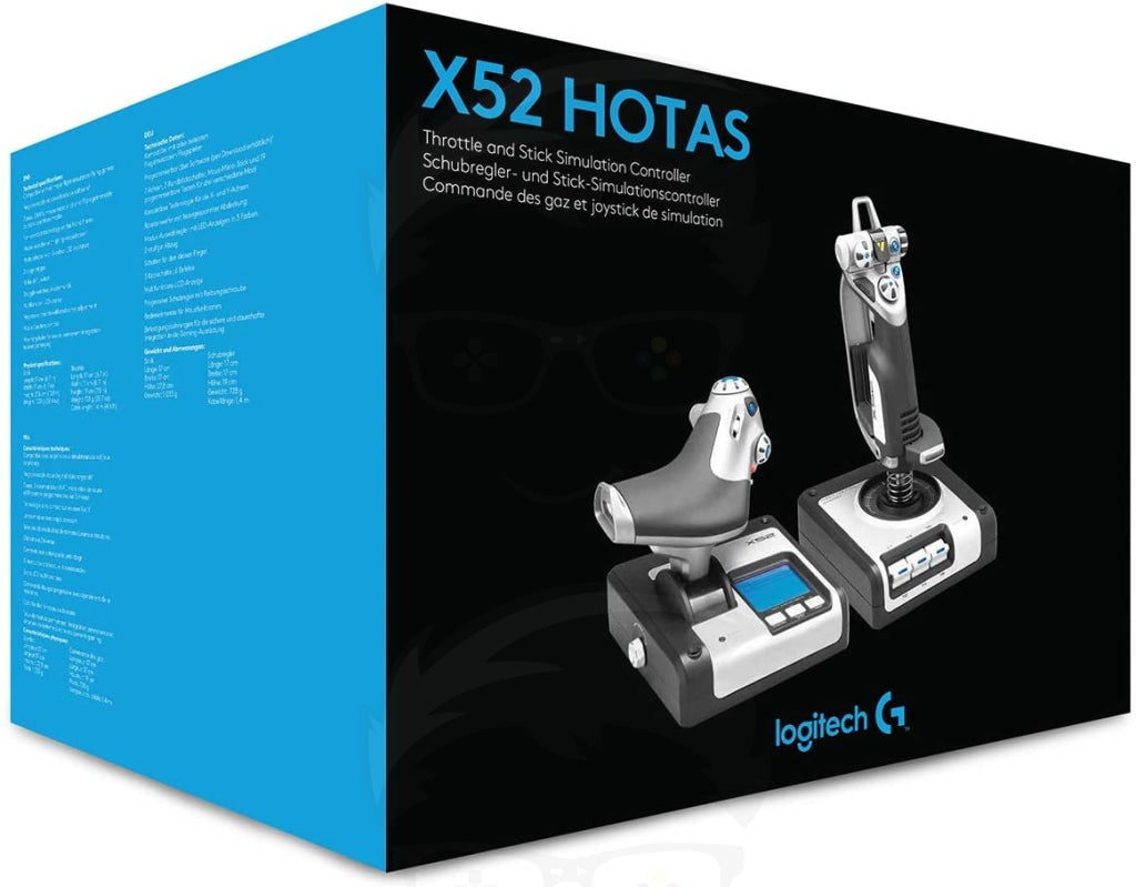 LOGITECH X52 H.O.T.A.S. THROTTLE AND STICK