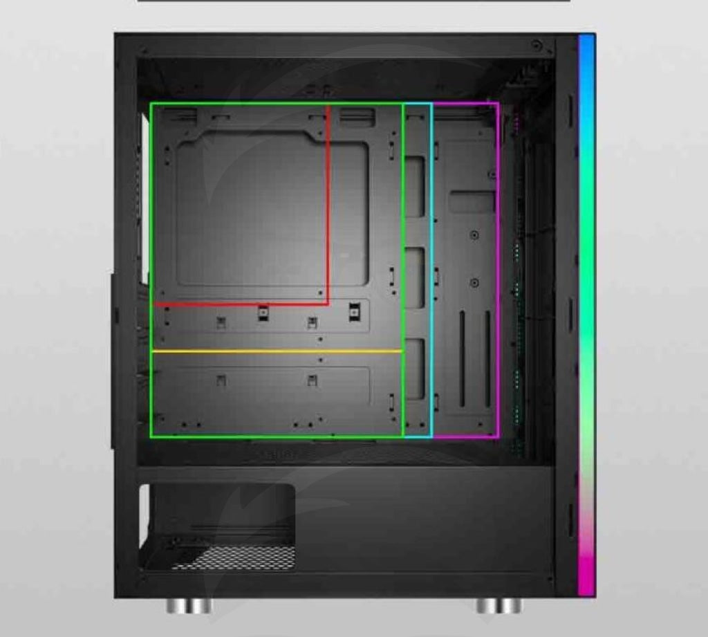 COOLMAN TANTALUM 2 GAMING CASE /NO INCLUDING FAN