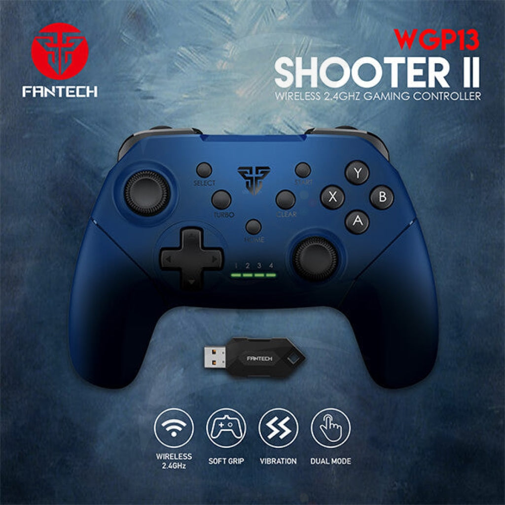 FANTECH SHOOTER II WGP13 GAMING CONTROLLER ( BLUE / WHITE )