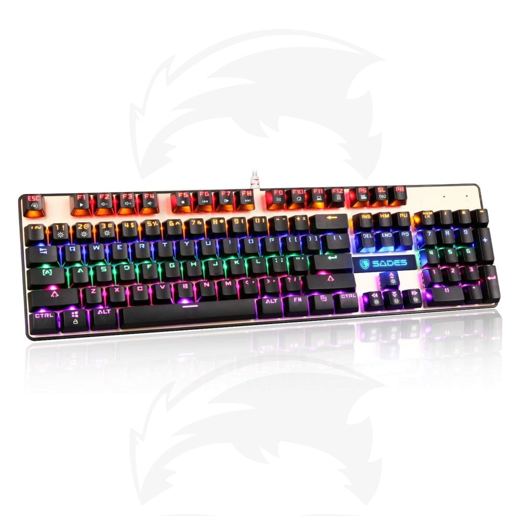 Sades K10 Led Backlit Wired Usb Mechanical Gaming Keyboard