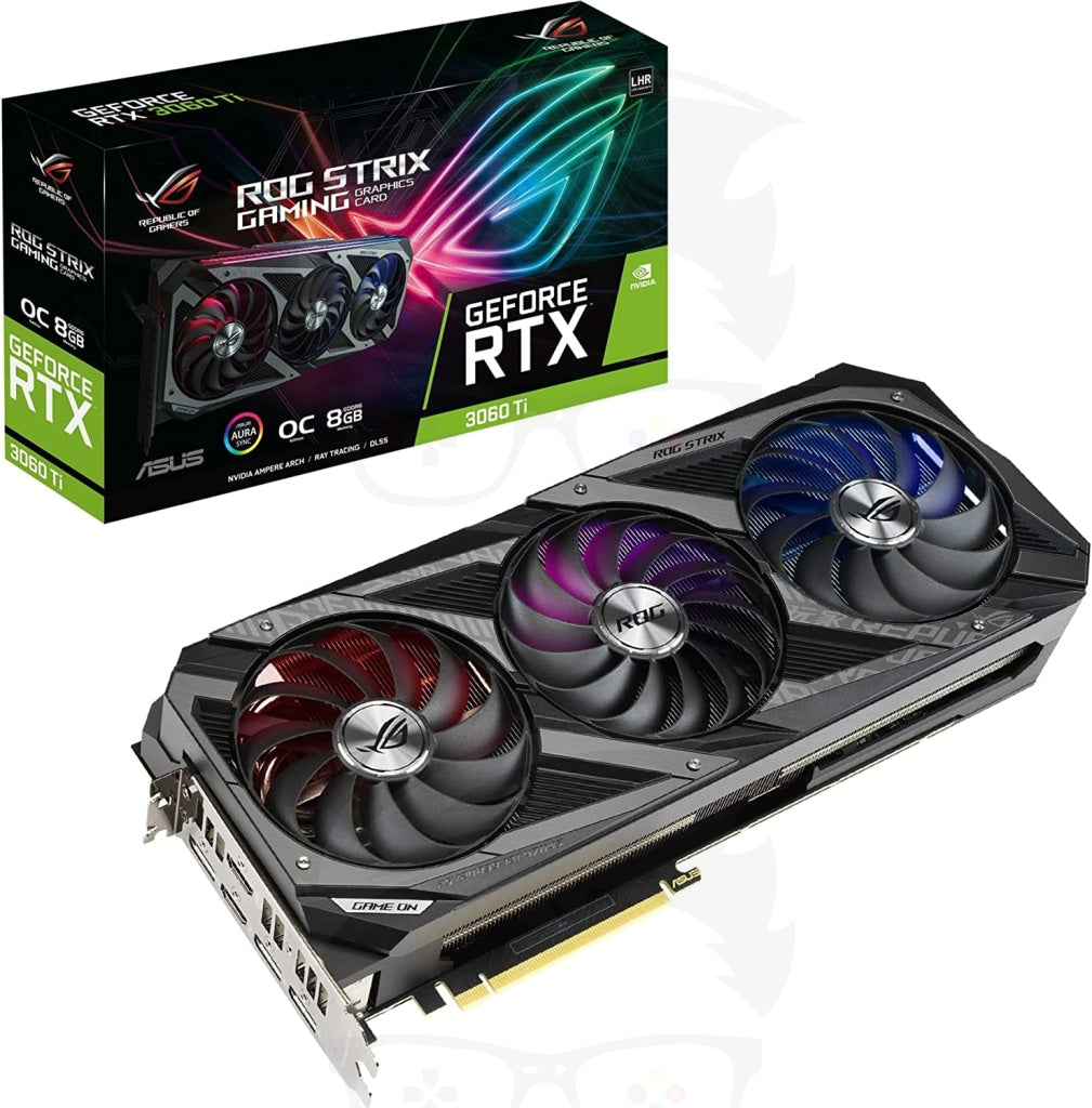 ASUS ROG Strix NVIDIA GeForce RTX 3060 Ti V2 OC Edition Gaming Graphics Card