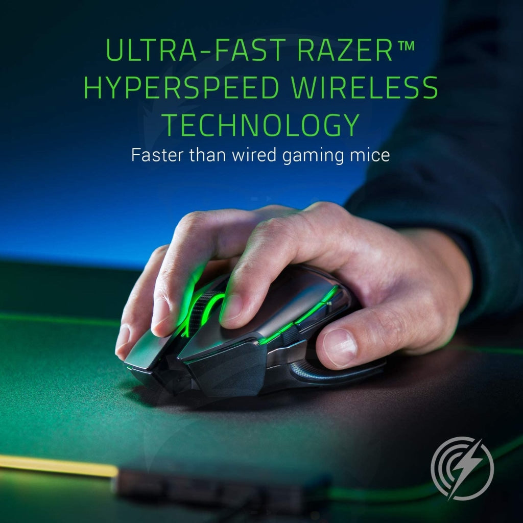 Razer Basilisk Ultimate Wireless Gaming Mouse with 11 Programmable Buttons