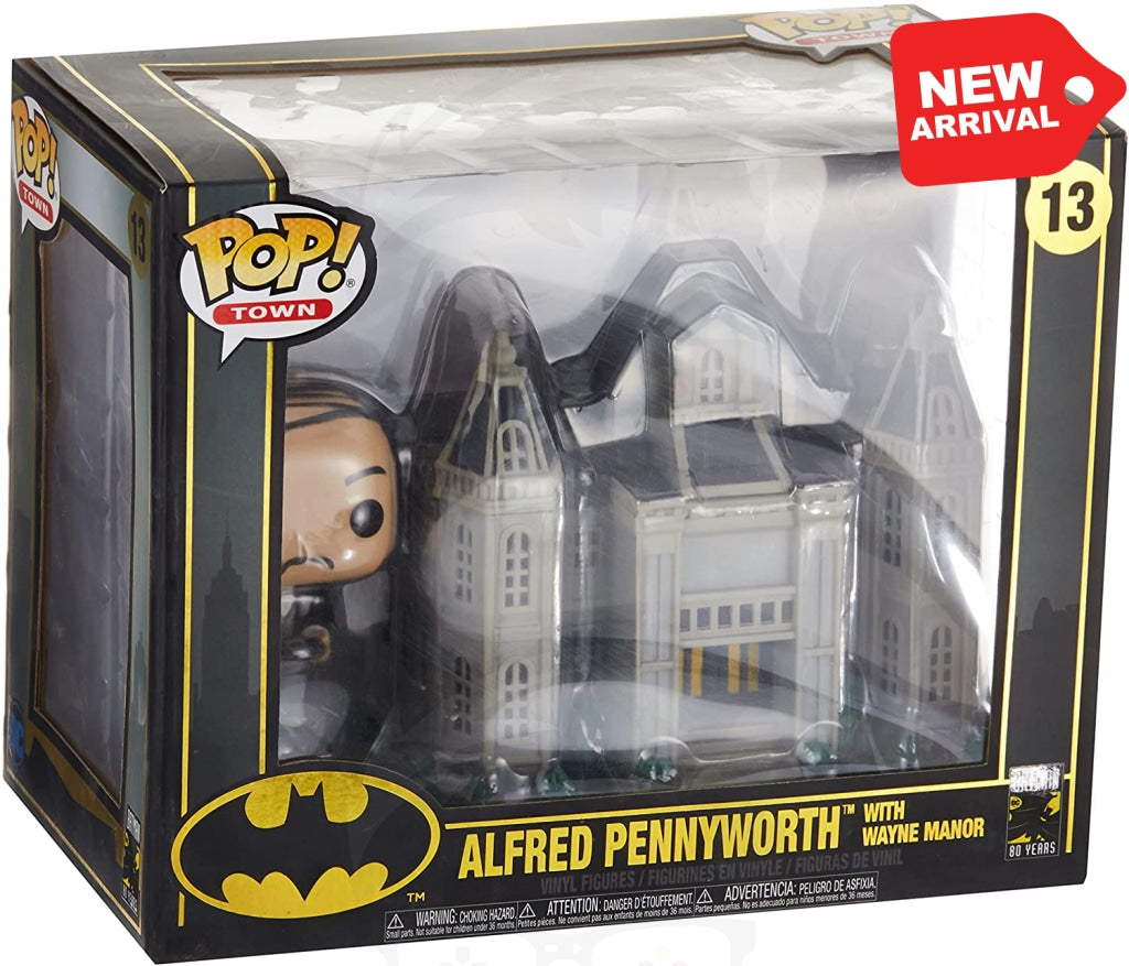 Funko Pop! Town: Batman 80th - Wayne Manor with Alfred Pennyworth