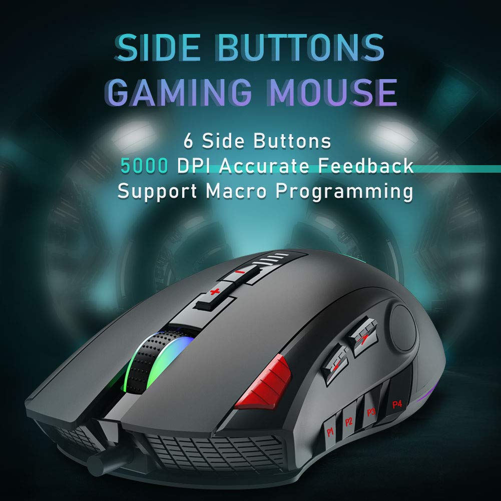 AULA H512 FPS/MMO Gaming Mouse