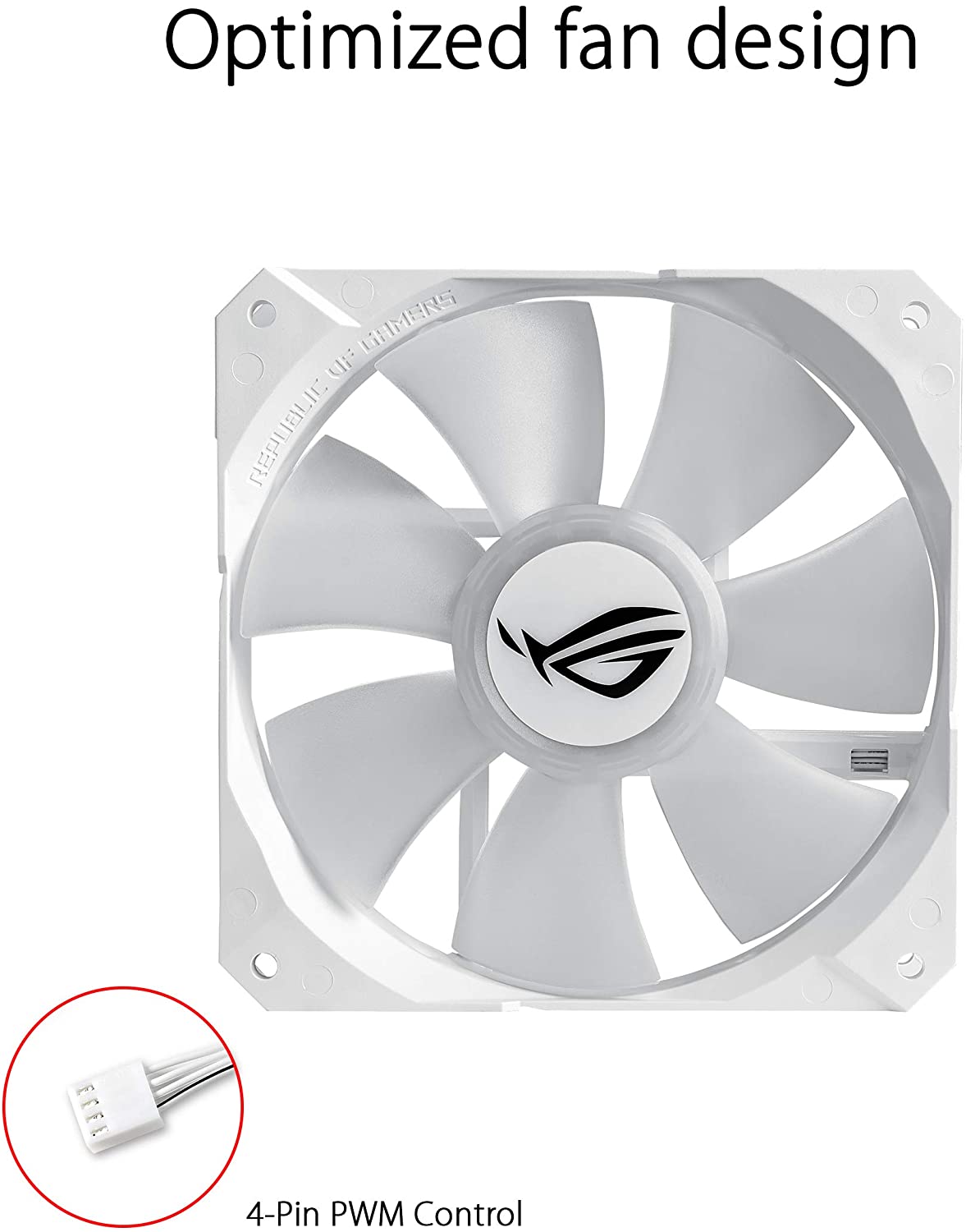 ASUS ROG STRIX LC 240 RGB WHITE AIO COOLER,ARGB