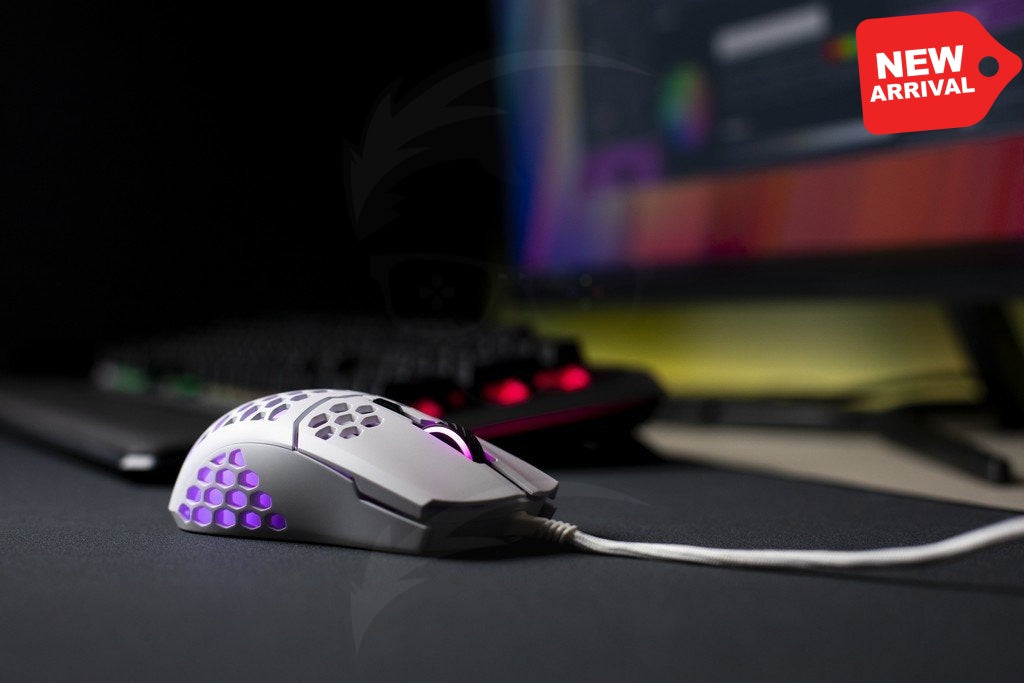 Cooler Master Mm711 (Rgb White Matte) Gaming Mouse