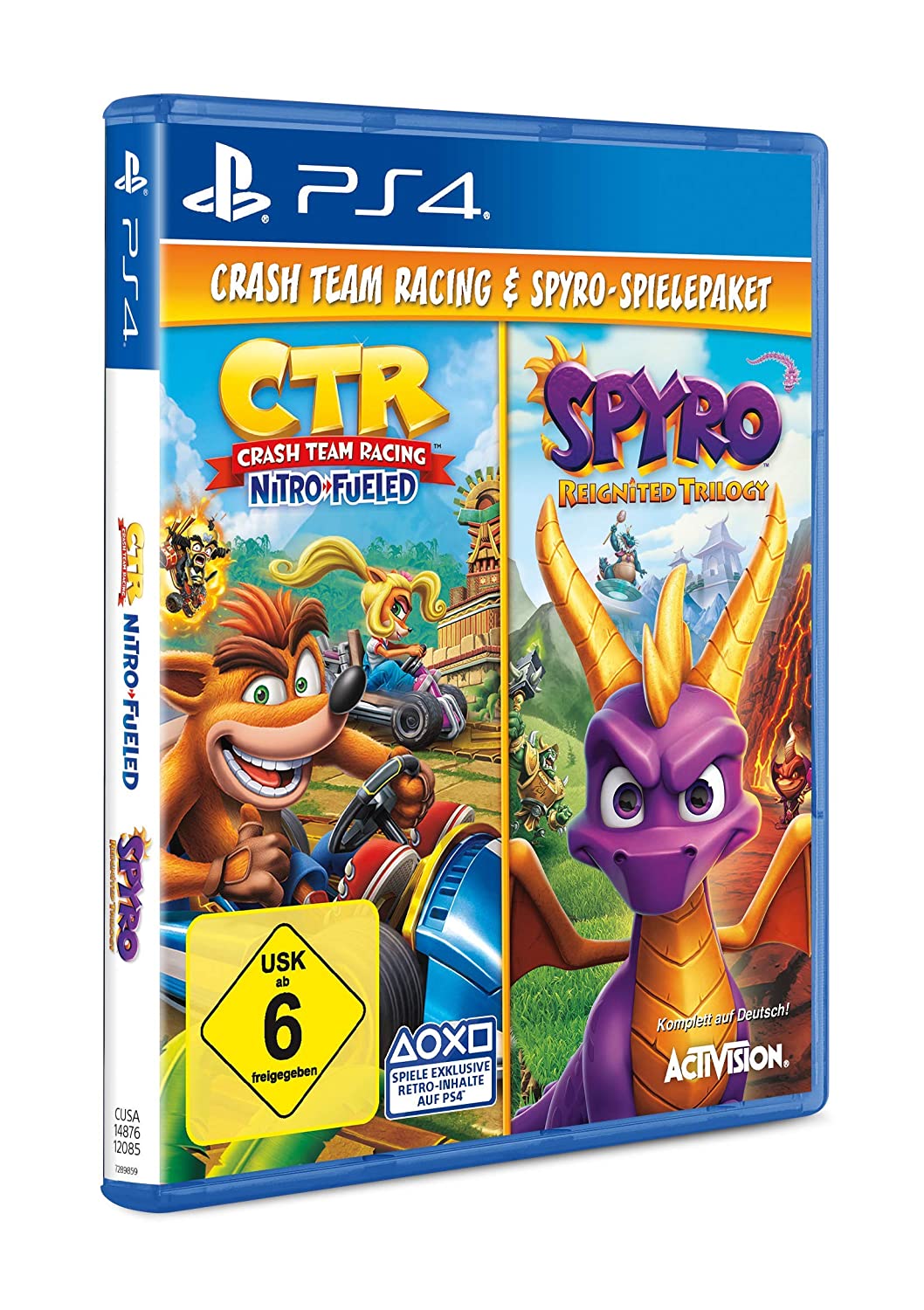 Spyro Trilogy + Crash Team Racing Nitro Bundle - [PlayStation 4]