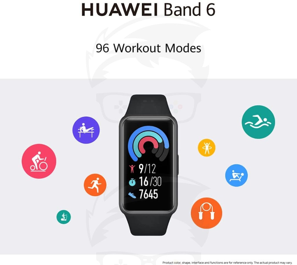 HUAWEI Band 6 Fitness Tracker Smartwatch (BLACK/PINK)