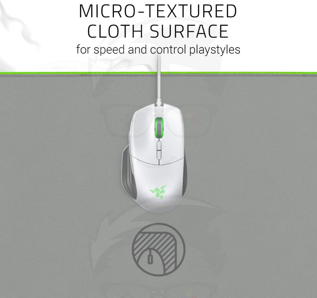 Razer  Goliathus Extended Chroma Soft Gaming Mouse Mat with Chroma, MOUSE PAD Mercury White