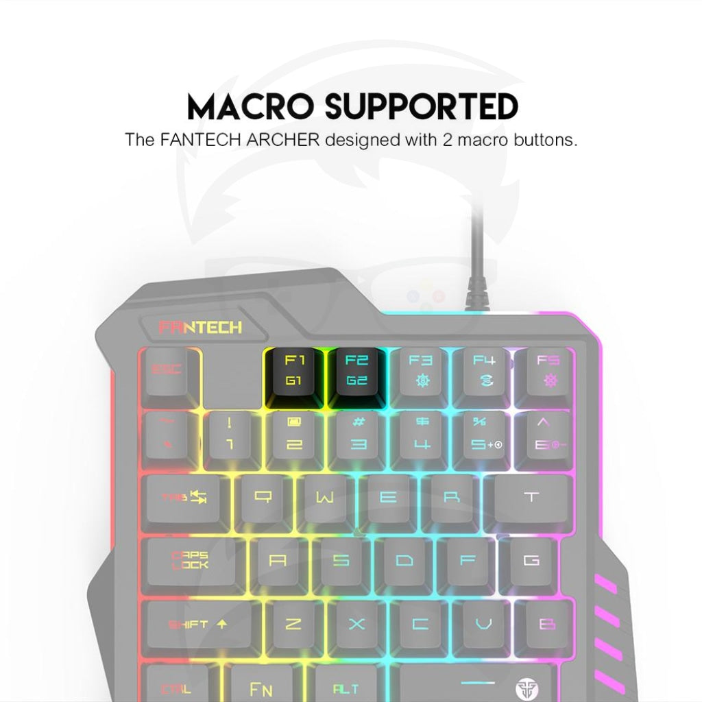 Fantech K512 Archer One-Handed Rgb Gaming Keyboard